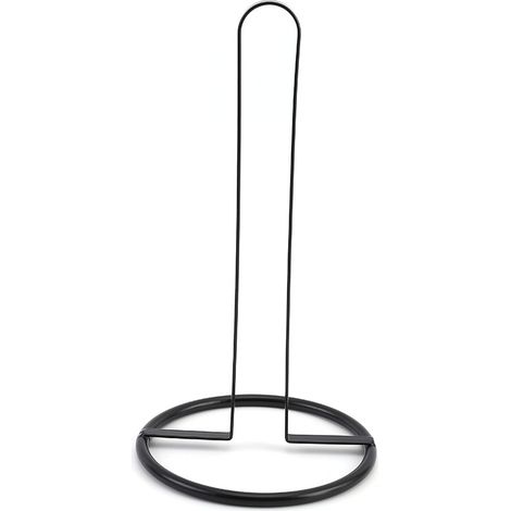 Porte-serviettes acier inoxydable noir pour cuisine (1/5)