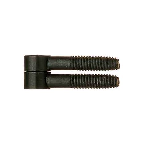 CHARNIÈRE POUR MEUBLES TYPE ANUBA 9x12 mm - Laiton ancien