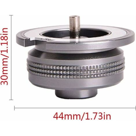 Adaptateur Camping Gaz Convertor Connexion Poêle pour Canister Butane à vis gaz cartouche, Cuisinière à gaz Conversion tête Adaptateur Portable Outdoor Cuisinière Adaptateur bouteille de gaz (1/3)