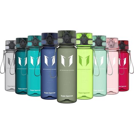 Trinkflasche Tritan BPAfrei Wasserflasche 500 ml Glossy Salbei (1/5)