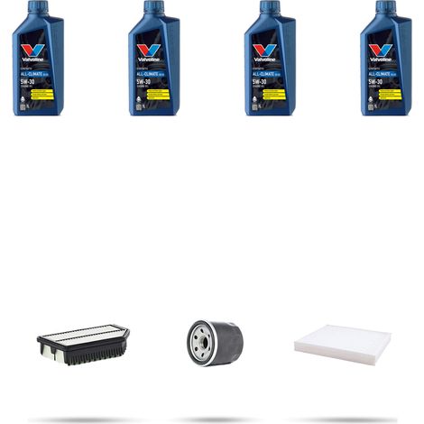Kit tagliando 3 FILTRI e 4L OLIO compatibile con Hyundai Accent IV (RB) 1.4 79kw dal 2010 (1/5)