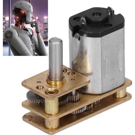Moteur à engrenages JW-1024N20, moteur CC miniature, moteur à verrouillage électronique intelligent, moteur CC à engrenages, 6 V CC, 60 tr/min (1/5)