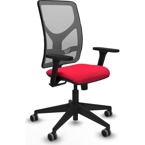 Silla de oficina piqueras y crespo Motilla negro soporte lumbar ajustable (1/2)
