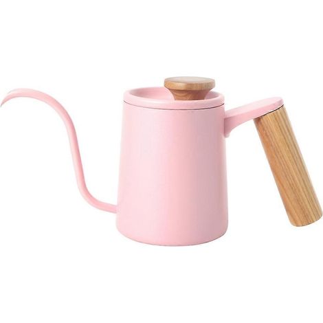 350 ml Edelstahl-Kaffeekessel, dünner und länglicher Ausguss für präzises Ausgießen, ideal für den Hausgebrauch. (1/5)