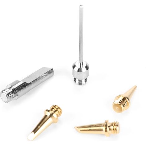 Kit de 5 pièces comprenant un fer à souder à gaz, un coupe-mousse électrique, des embouts de soudure et des accessoires de soudage. (1/5)