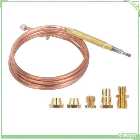 VGEBY Kit de remplacement universel de thermocouple pour cuisinière à gaz et cheminée (1/4)