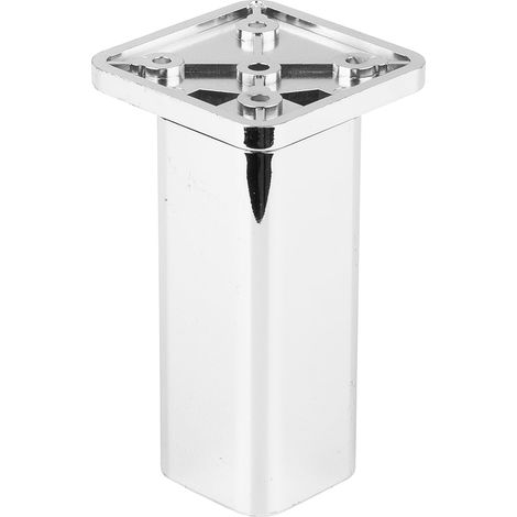 Gamba per mobili FP005 100 mm regolabile cromata lucida SANS MARQUE