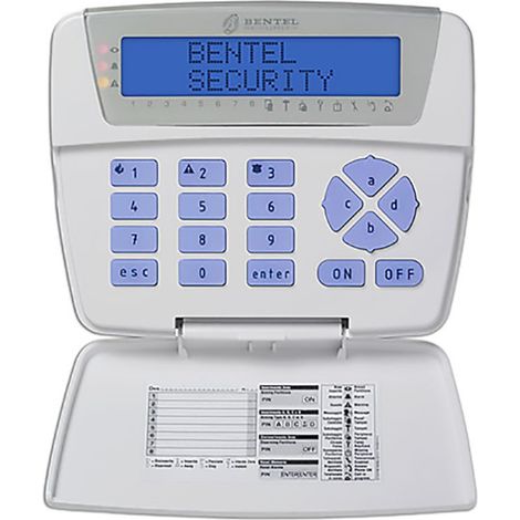 Tastiera Di Comando Classica Lcd ( BENTEL SECURITY cod. BKB-LCD )