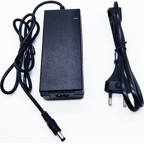 Chargeur de batterie 36 V, chargeur 42 V, alimentation 2 A, chargeur pour vélo, skateboard, vélo électrique, scooter (1/5)
