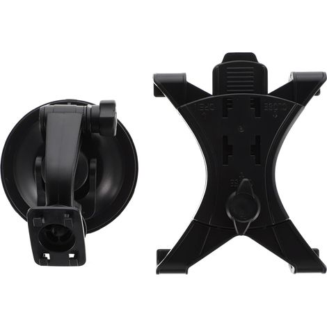 Support pour Tablette 7-10 Pouces en Abs Ventouse, Rotation 360°  Montage Véhicule, N’obstrue Pas la Vue, Usage Pratique, Noir, Style Élégant (1/5)