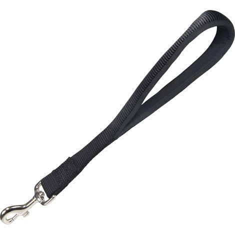 TRIXIE PREMIUM LAISSE COURTE, MEDIUM/XL, NOIR 4011905201214