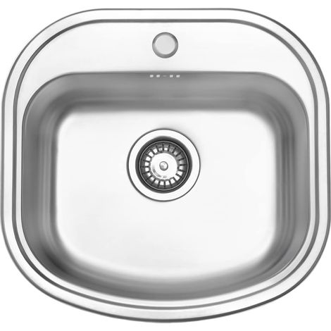 JASSFERRY Evier inox 1 bac Évier de cuisine -619