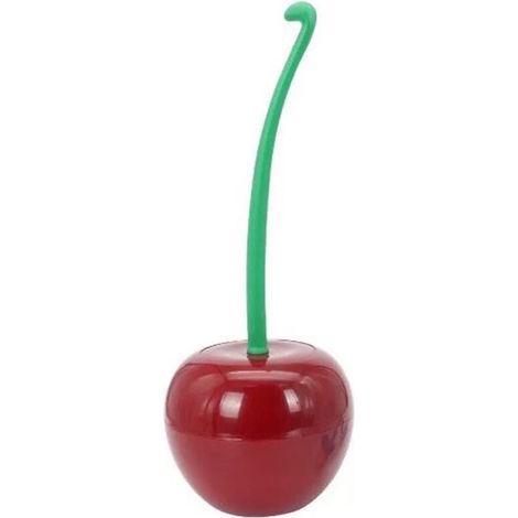 Brosse de toilette cerise Nouvelle brosse de toilette créative pomme (rouge)-AquaForge (1/5)