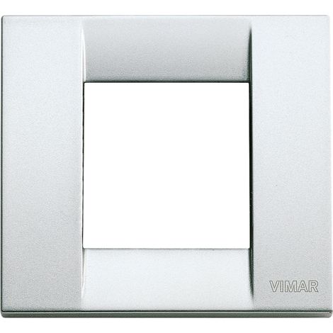 VIMAR - 17092.21 Plaque classique 1-2M argent métallisé.