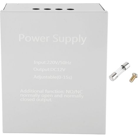 Alimentation électrique 12V 3A 220V pour contrôle d'accès métallique - Boîtier d'alimentation pour porte d'interphone de bâtiment (1/5)