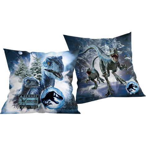 Almohada de dinosaurio T-rex de Jurassic World de 40 x 40