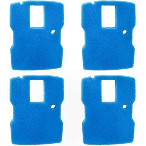 Lot de 4 éponges filtrantes pour bassin compatibles avec les filtres CUF-6000, coussinets de rechange pour pompe de fontaine 660 GPH (1/5)