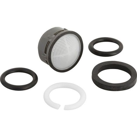 Set embase bec à insertion + aérateur 20 x 27 mm