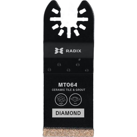 Lame multitool - Radix - Diamant - 34 x 42 mm - 40-50 grit