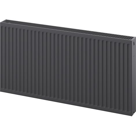 Radiateur Mexen C22 600 x 1400 mm, raccordement latéral, 2314 W, anthracite - W422-060-140-66 (1/5)