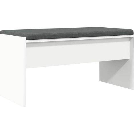 Maison Exclusive - Flurbank mit Kissen Weiß 83 x 38 x 40 cm