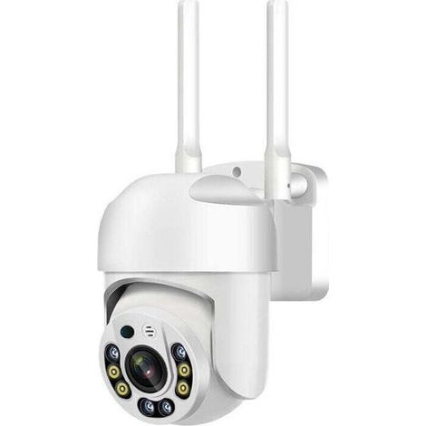 Caméra de surveillance interieur / exterieur Caméras de sécurité sans fil QX65 pour l'extérieur, caméras extérieures Wi-Fi 5G 5 GHz pour la sécurité de la maison, caméras de sécurité 355° avec alarme (1/4)