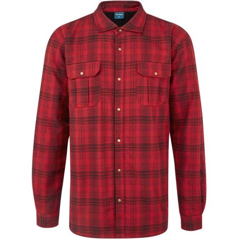 Camisa KA3 de cuadros con forro Sherpa KA313 XXXL Rojo (1/2)