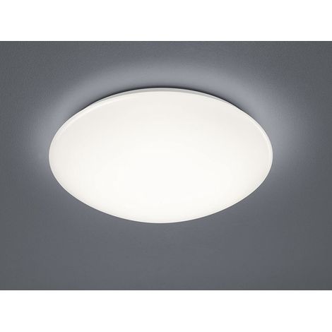 LED Deckenleuchte PUTZ II Deckenschale rund Ø 27cm aus Kunststoff in Weiß IP44