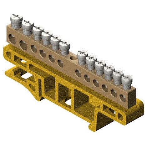 Terminal eléctrico Elektro-plast lz-12 12 bornes tornillo