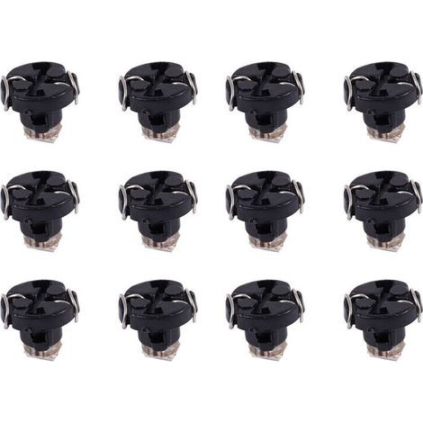 Convient pour 12 ampoules LED SMD blanches T3 1210 3528 pour tableau de bord, pour une utilisation automobile. (1/5)