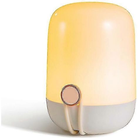 Tragbares Nachtlicht zum Stillen, LED-Stilllampe mit einstellbarer Helligkeit und 7 Farben