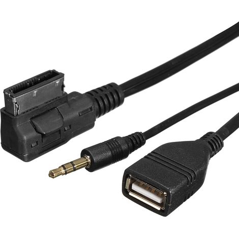 Interface audio MDI AMI MMI avec câble USB + chargeur AUX pour A6L A8L Q7 A3 A4L A5 A1 (1/5)