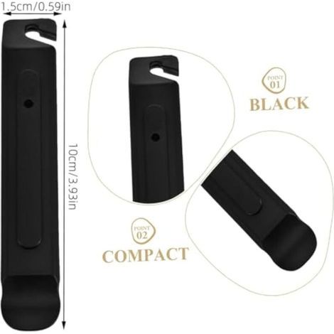 3 Pièces Démonte-Pneus Portatifs pour Vélo – Outil de Réparation de Pneus Compatible avec Jantes Classiques et VTT (1/5)