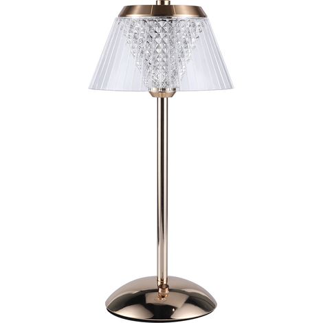 One Table Lamp, Touch Lamps Bedside Lamp, Dimmable Crystal Lamp, 3 Colors Rechargeable Lamp,Cordless Lamp for Bedroom,Touch Lamp, Gold Lamp,Table Lamps for Living Room Bedroom Dinner Bar(11.834CM) (1/5)