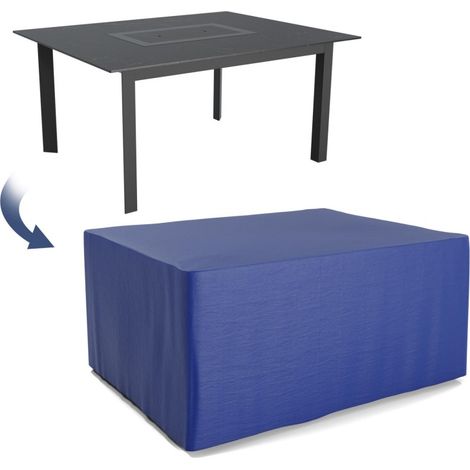 Housse de protection extérieure pour table rectangulaire 150x120x74 cm - Ultra résistant