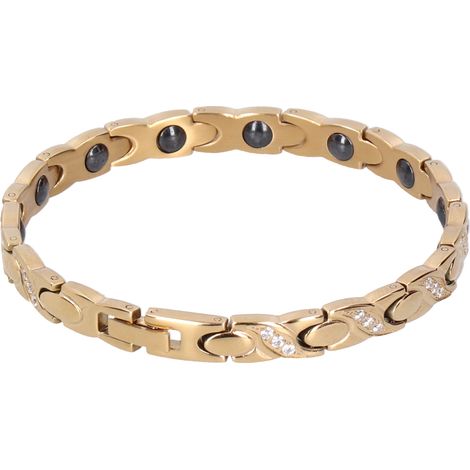 Bracelet Magnétique Thérapeutique en Cristal pour Femmes - Soulagement des Douleurs - Cadeau Élégant pour Amis et Famille (1/5)