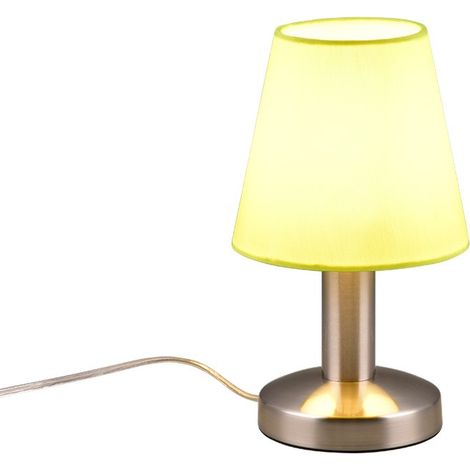 Lampe de table MATS II argent/vert 24 cm 1xE14 Trio (1/3)