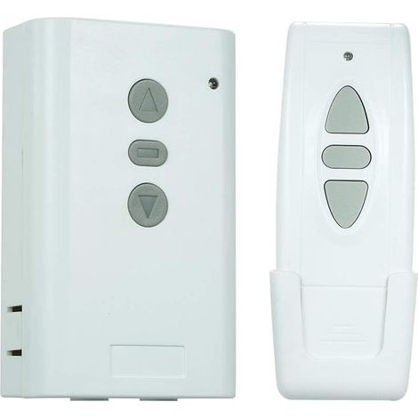 Interrupteur Télécommande sans Fil,Récepteur AC220V 433MHz,Type d'apprentissage Contrôleur,Bidirectionnel 3 clé RF émetteur,Commande à Distance pour Ensemble de Contrôleur de Rideau (1/5)