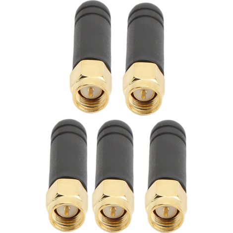 Antenne 4G/GSM/GPRS 433MHz 50W 3dBi, lot de 5 antennes à gain élevé pour surveillance énergétique et maison intelligente, connecteur SMA, haute performance (1/5)