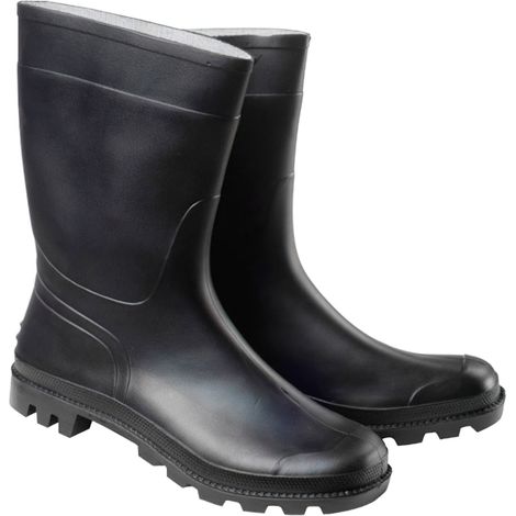 Bottes Basses en Caoutchouc Noir Nº 38 (Paire)