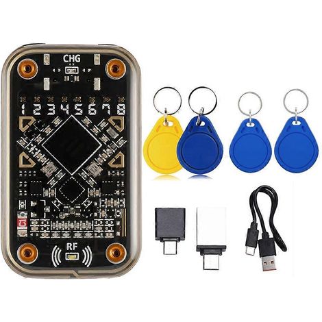 Lecteur de puces intelligentes RFID Chameleon Ultra + 2 porte-clés UID/2 CUID (1/5)