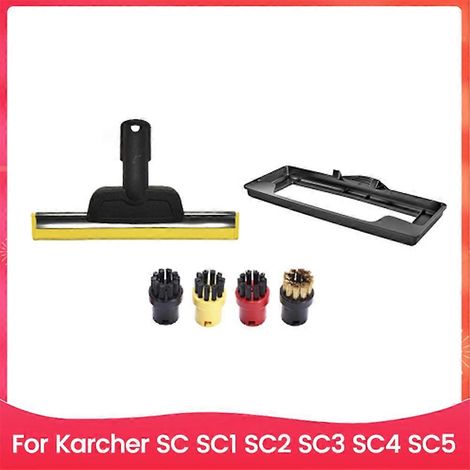 Ersatz-Dampfbürste für Karcher SC1 SC2 SC3 SC4 SC5 Dampfreiniger: Fensterabzieher, Teppich- und Skaterdüse. (1/5)