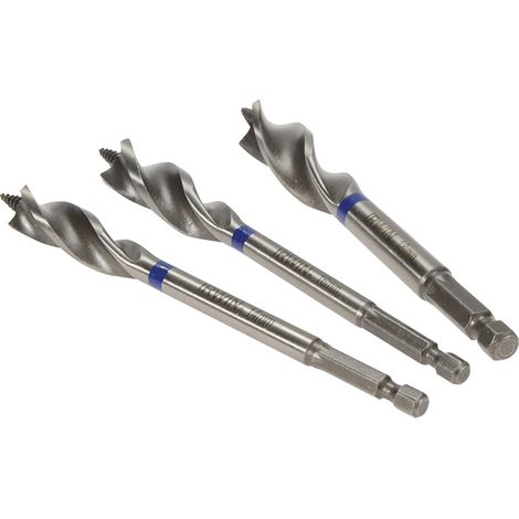Irwin Blue Groove Power Bit Set – 14mm, 16mm, and 18mm Auger Bits (Model 10507720)