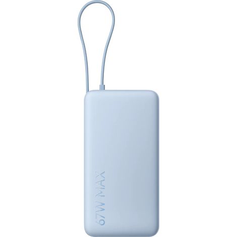 Xiaomi 67w power bank 20000 (integrated cable) ice blue bhr08o8gl (1/4)