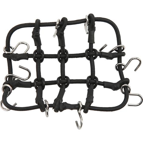 Gepäckträgernetz aus Edelstahlimitat für Xiaomi Jimny RC-Autos, Schwarz (1/5)