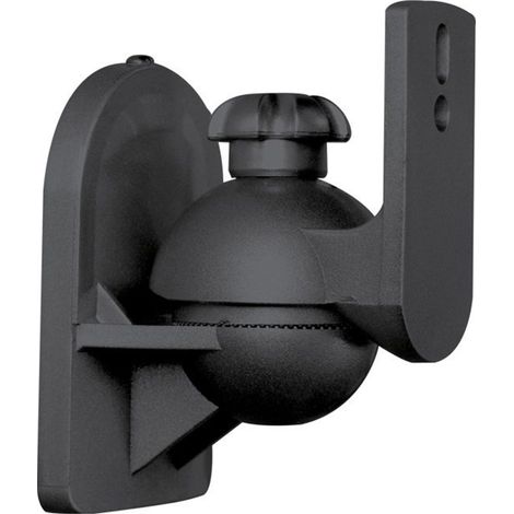 Lot de 2 supports muraux réglables en nylon pour enceintes de bibliothèque et son surround (1/5)