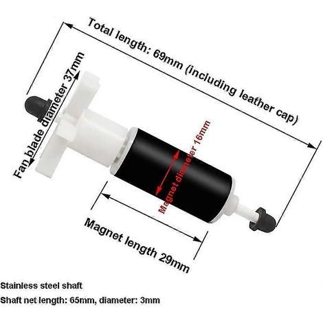 Turbine/rotor fixe pour pompe de spa Starlight-lay Z Spa E02 (69 mm) - WELLNGS-AquaForge (1/5)