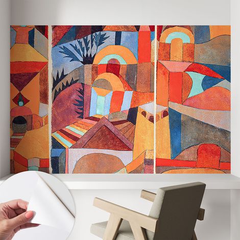 Papier peint autocollant avec imprimé pour cuisine facile à appliquer pour mur a motif Mosaïque colorée 104x70 cm (1/5)
