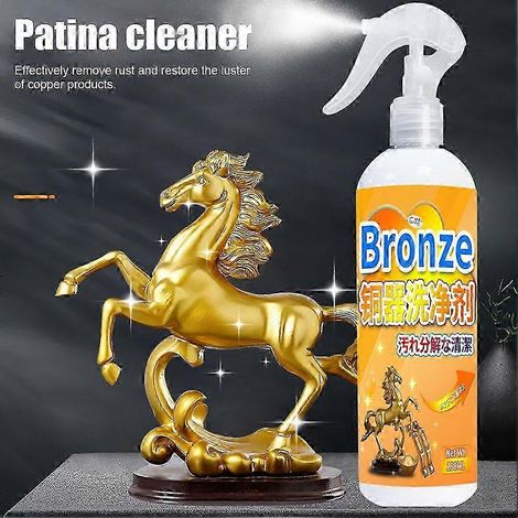 Spray nettoyant et polissant instantané pour laiton, éliminateur de ternissement instantané pour laiton et cuivre (1/4)
