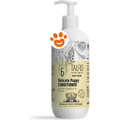 Tauro Pure Dog&Cat Nature Delicate Puppy&Kitten Conditioner Step 3 - Confezione 400 ml - Igiene Cane